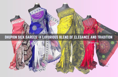 The Magnificence of Dhupion Silk Sarees - A Perfect Blend of Elegance and Glamour