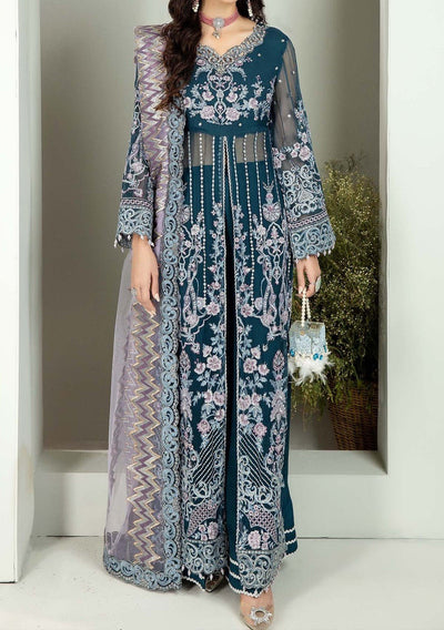 Adan's Libas Alyana Pakistani Luxury Chiffon Dress - db27047