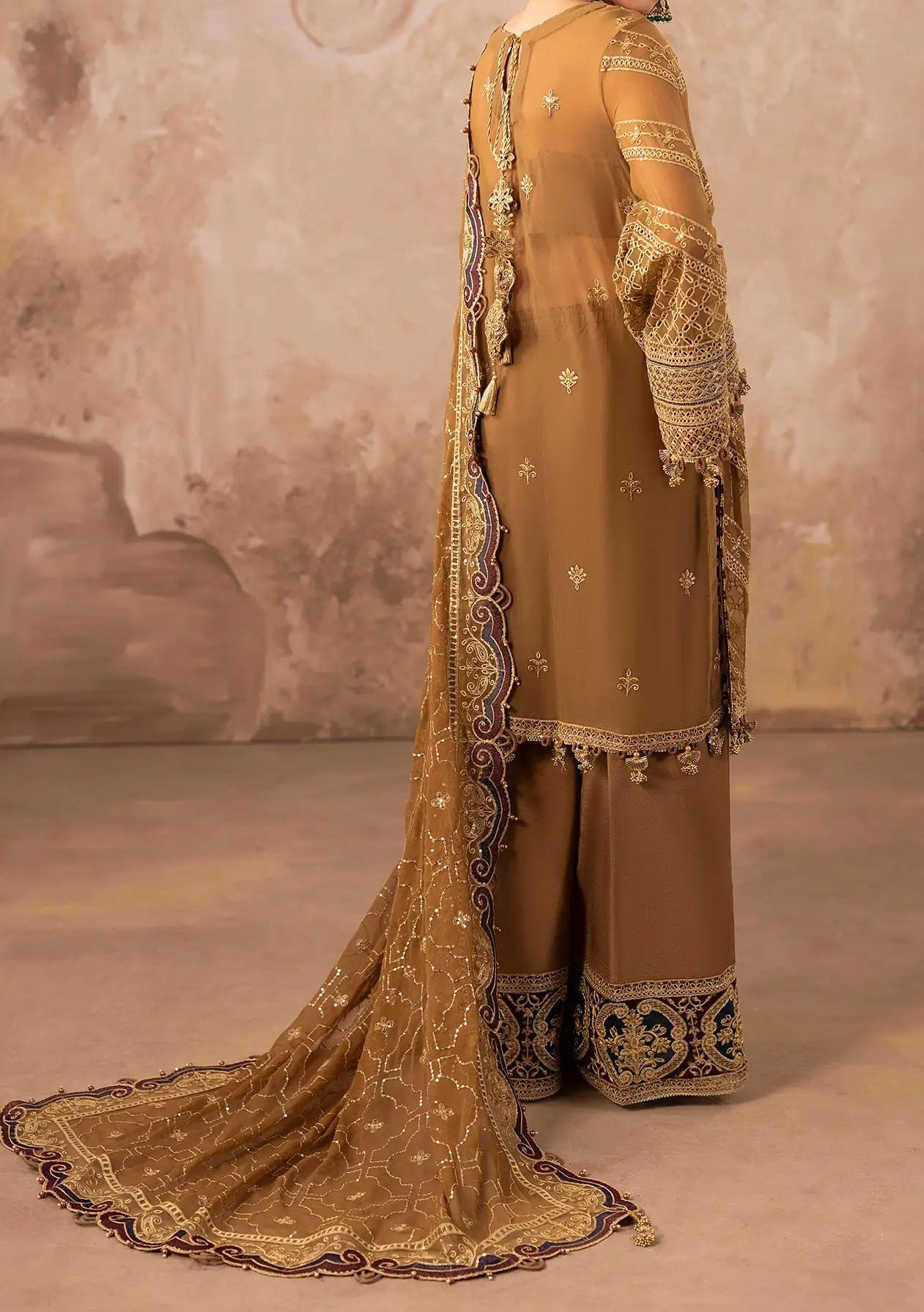 Adan's Libas Barroco Pakistani Luxury Dress - db30419