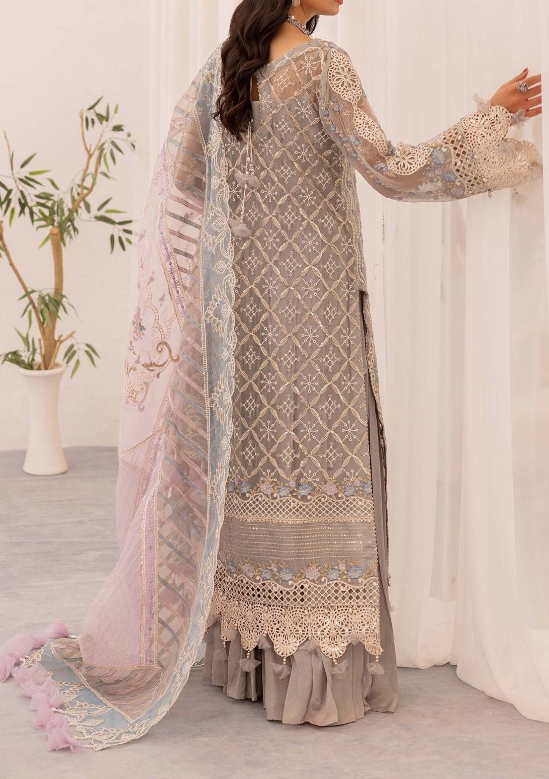 Adan's Libas Chantelle Pakistani Lawn Dress - db26685