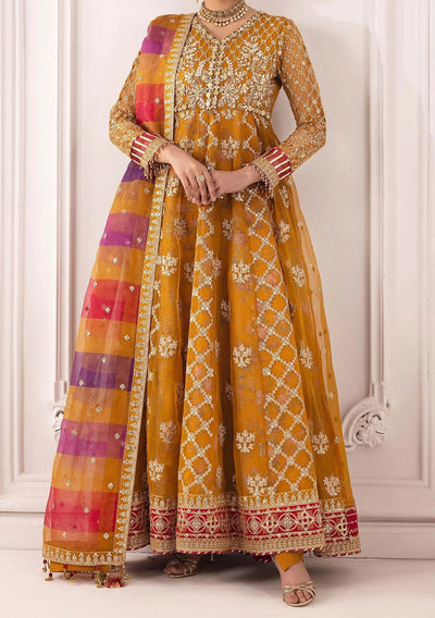 Adan's Libas Perfume Pakistani Luxury Organza Dress - db30301