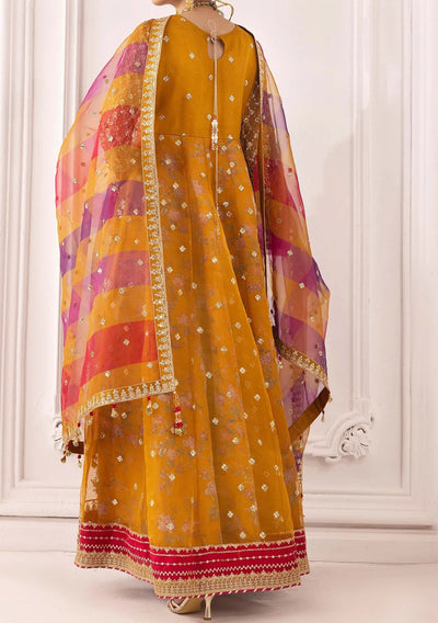 Adan's Libas Perfume Pakistani Luxury Organza Dress - db30301