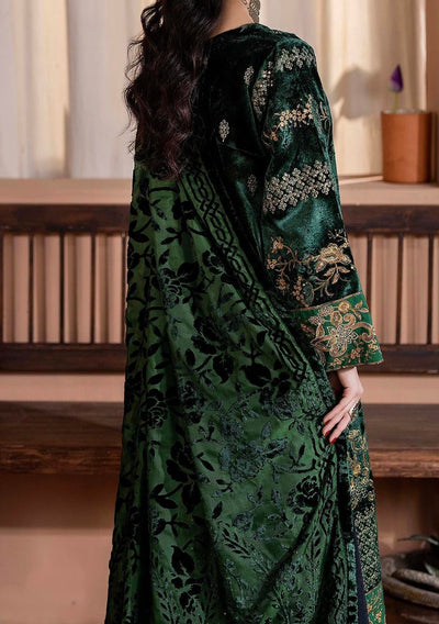 Adan's Libas Plachi Pakistani Velvet Dress - db27736