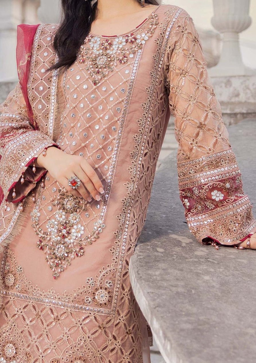 Adan's Libas Refined Glimmer Pakistani Luxury Palazzo Suit - db27328