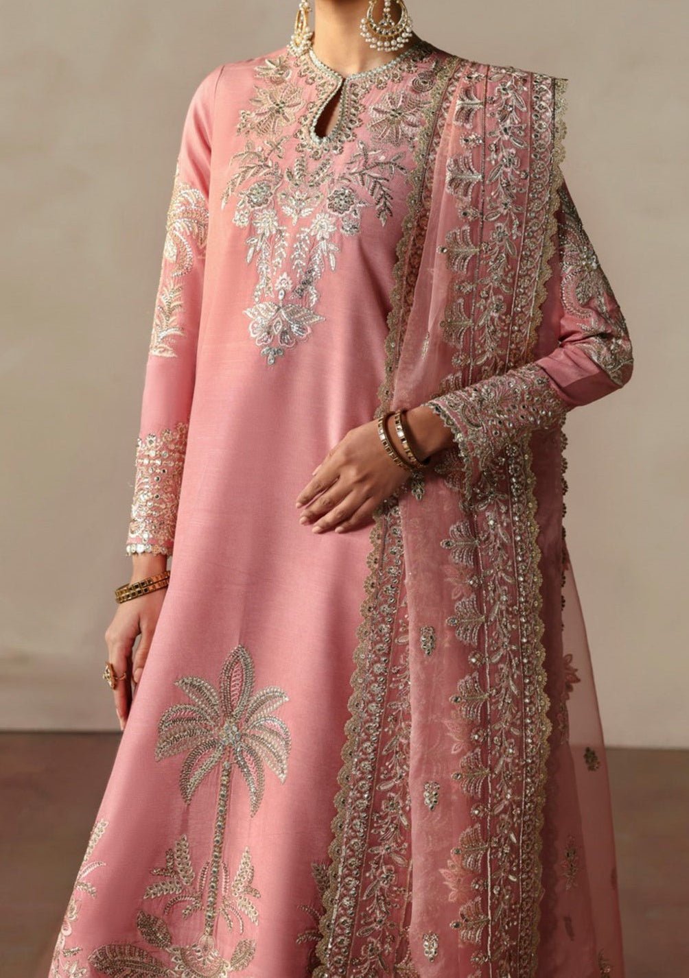 Afrozeh Divani Pakistani Luxury Suit - db27891