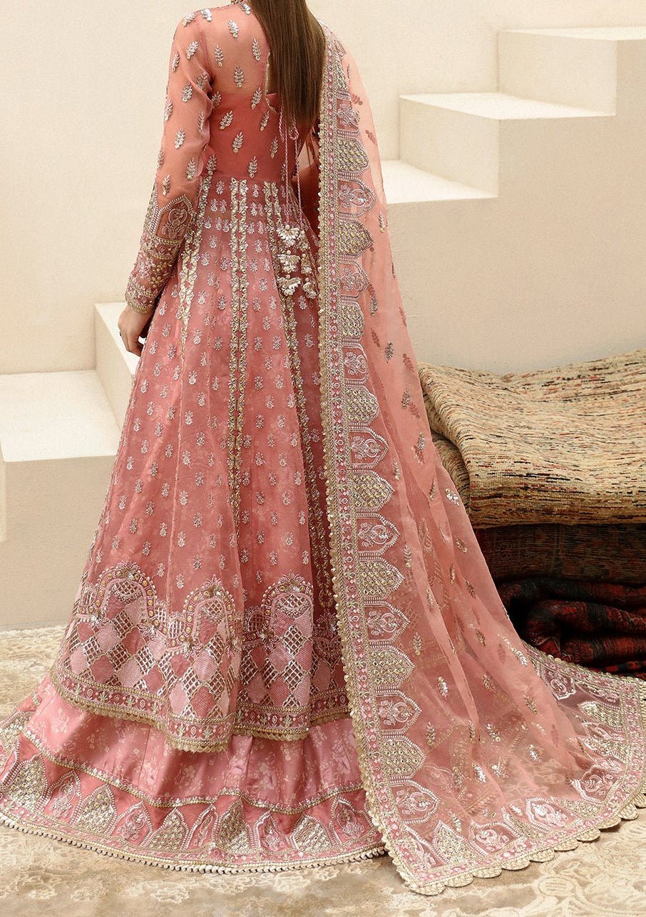 Afrozeh Shahpara Pakistani Luxury Organza Anarkali - db27154