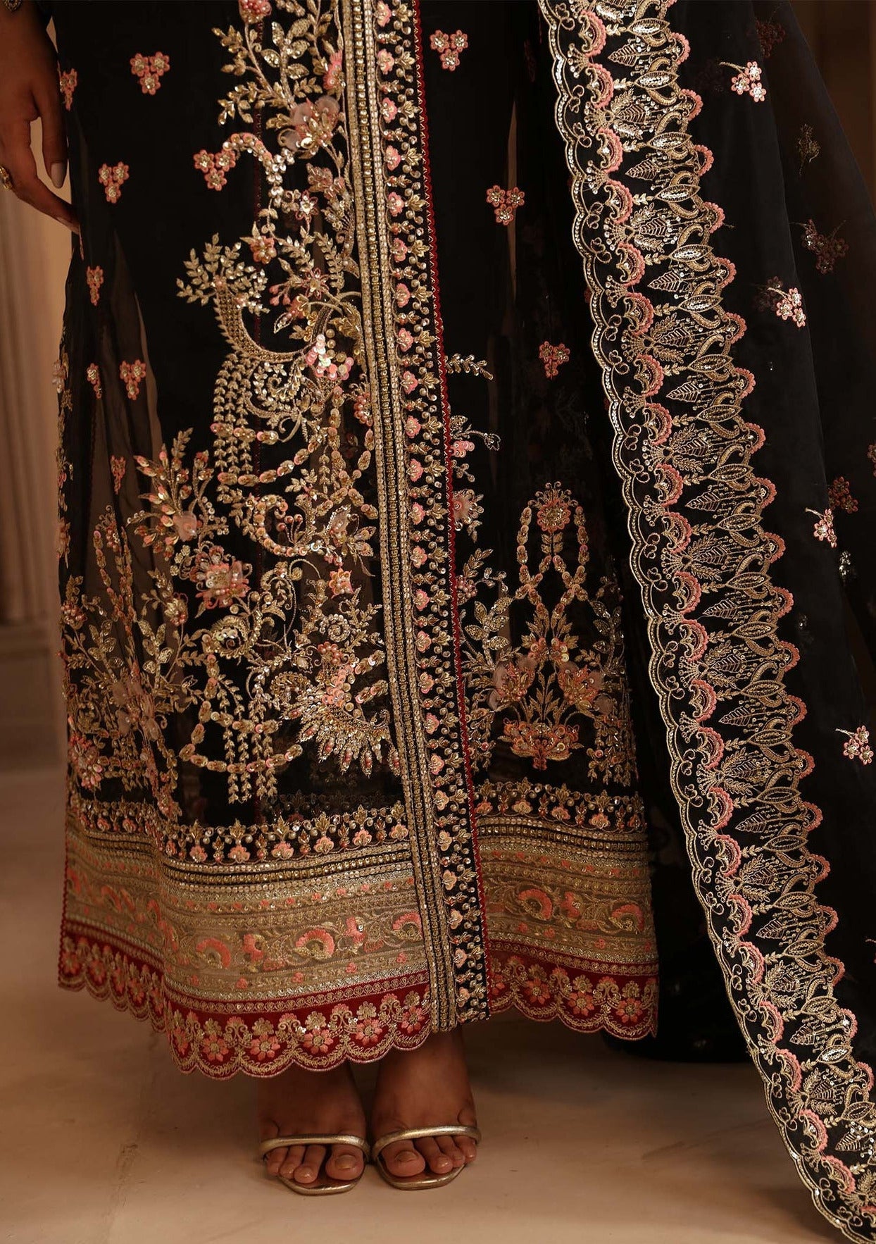 Akbar Aslam Elysia Pakistani Luxury Angrakha - db27357