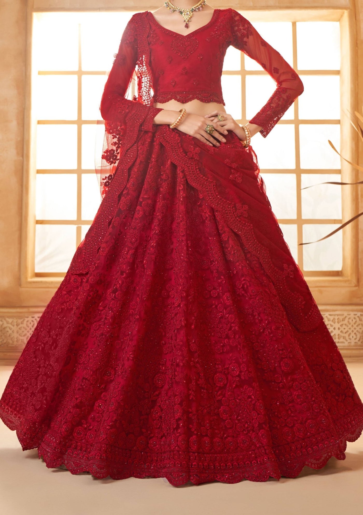 Alizeh Heritage Designer Bridal Wear Lehenga Choli - db27670