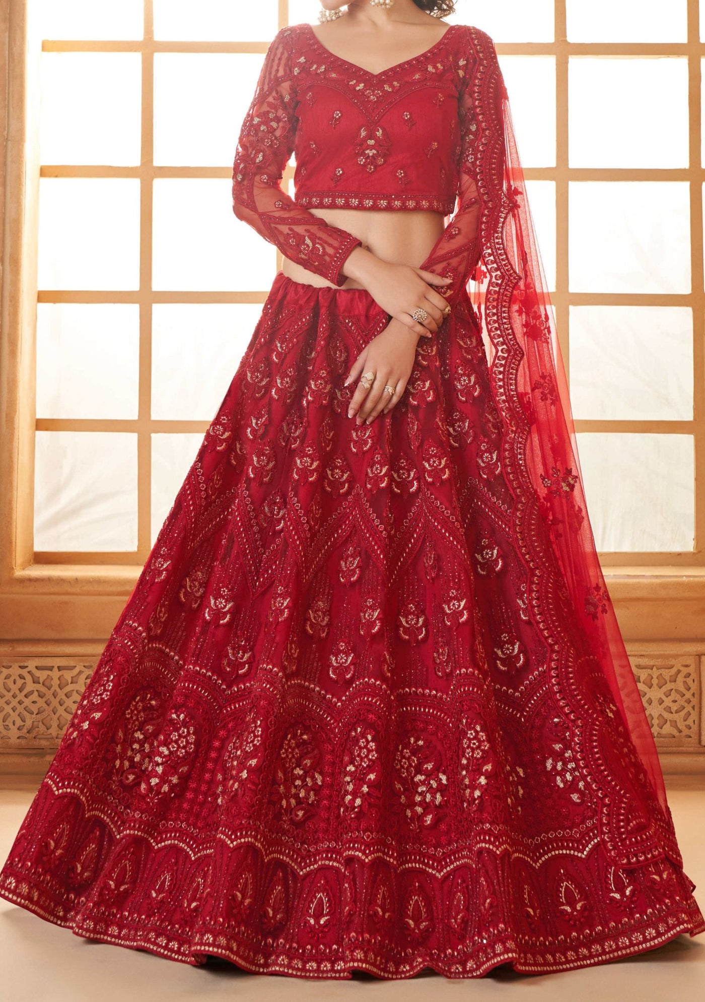 Alizeh Heritage Designer Bridal Wear Lehenga Choli - db27684