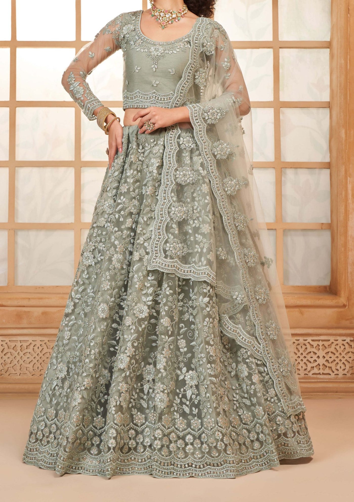 Alizeh Heritage Designer Bridal Wear Lehenga Choli - db27672