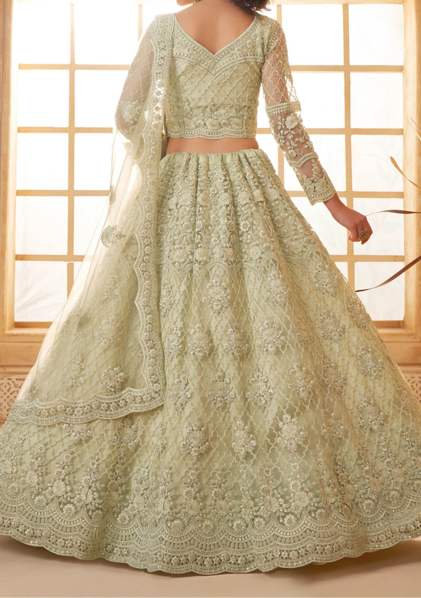 Alizeh Heritage Designer Bridal Wear Lehenga Choli - db27675