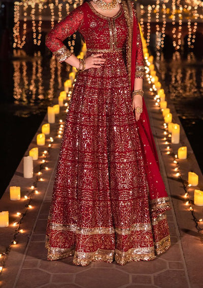 Asim Jofa Chandni Raatein Pakistani Chiffon Anarkali - db27060