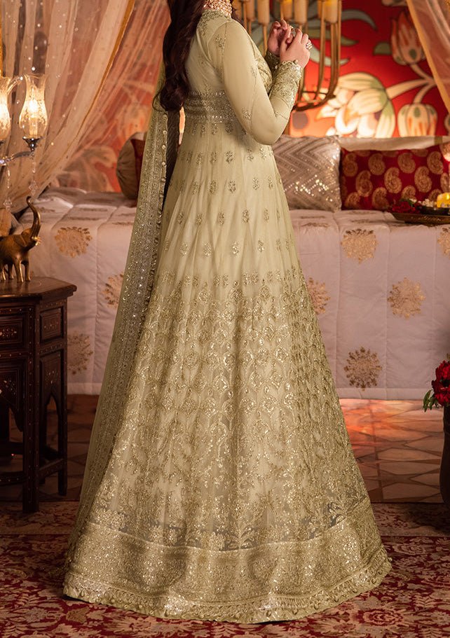 Asim Jofa Chandni Raatein Pakistani Net Anarkali - db27062