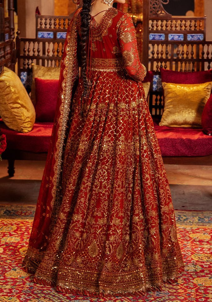 Asim Jofa Jaan - e - jahan Pakistani Chiffon Anarkali - db29198