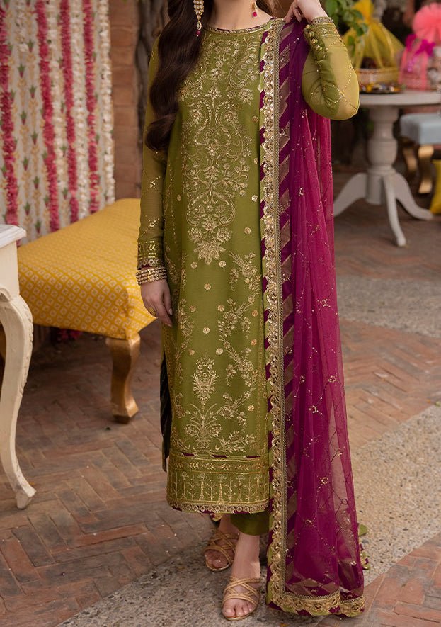 Asim Jofa Jag Mag Pakistani Chiffon Dress - db26544