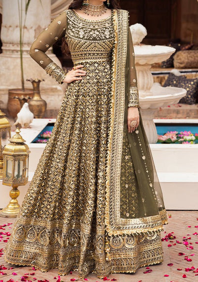 Asim Jofa Pakistani Luxury Chiffon Anarkali - db25864