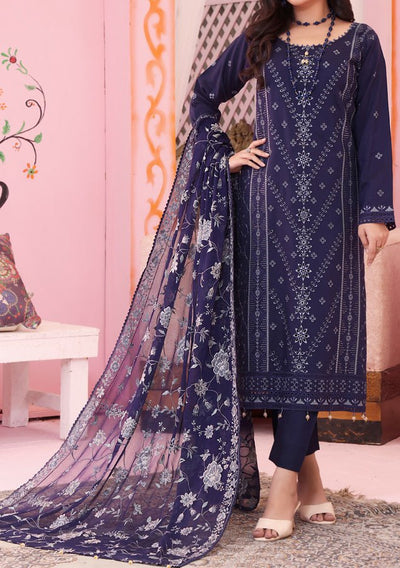 Bin Hameed Aafreen Embroidered Viscose Dress - db27388