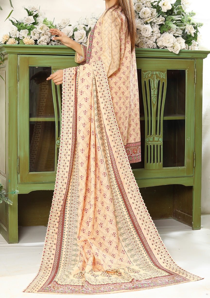 Bin Hameed Emma Embroidered Khaddar Dress - db30409