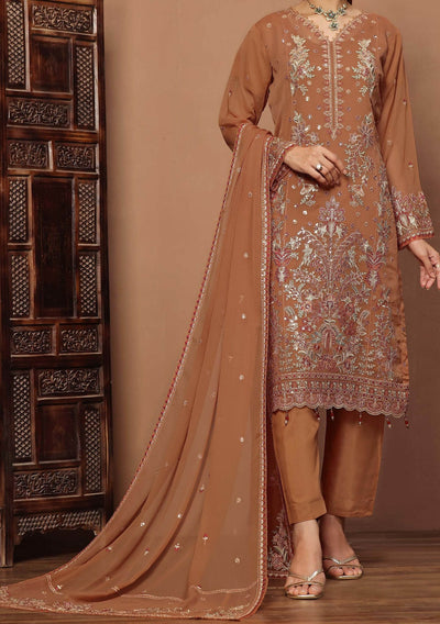 Bin Hameed Nashwa Luxury Embroidered Chiffon Dress - db27828