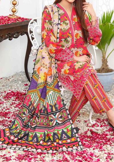 Bin Hameed Rachana Embroidered Khaddar Dress - db27820