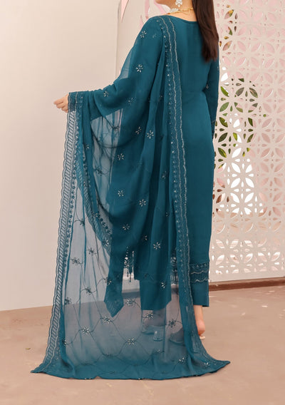 Bin Hameed Rubab Luxury Embroidered Chiffon Dress - db27850