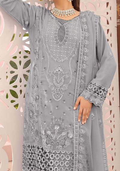 Bin Hameed Rubab Luxury Embroidered Chiffon Dress - db27847