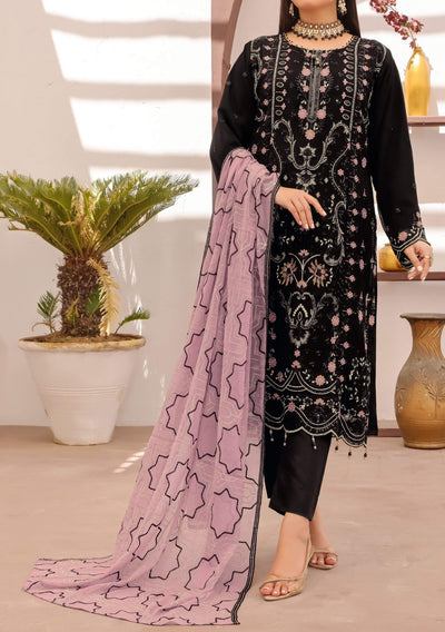 Bin Hameed Rubab Luxury Embroidered Chiffon Dress - db27845