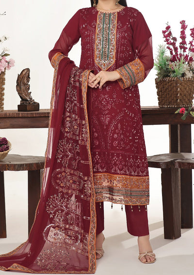 Bin Hameed Sidra Heavy Embroidered Chiffon Dress - db26170