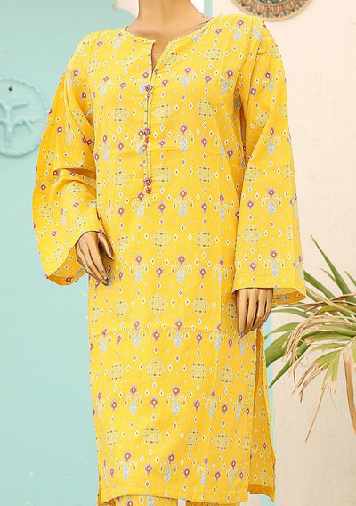 Bin Saeed Co ords Ready Made Printed Lawn Dress - db26488