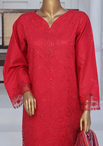 Bin Saeed Ready Made Embroidered Cotton Dress - db27834