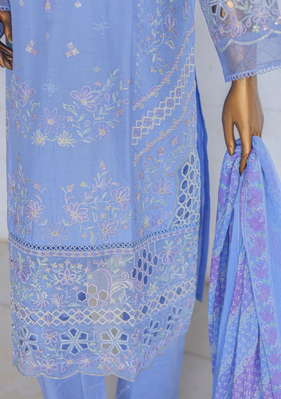 Bin Saeed Ready Made Embroidered Cotton Dress - db27379