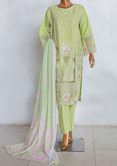 Bin Saeed Ready Made Embroidered Cotton Dress - db27382