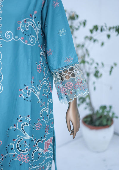 Bin Saeed Ready Made Embroidered Cotton Dress - db27120