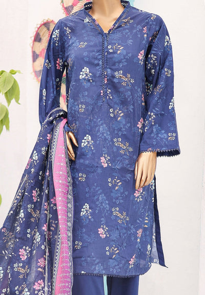 Bin Saeed Ready Made Printed Lawn Dress - db26245