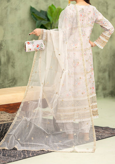 Bint - E - Noor Eshaline Embroidered Organza Dress - db29920
