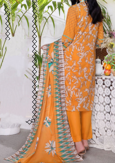 Dilkash Ready Made Embroidered Printed Lawn Dress - db26630