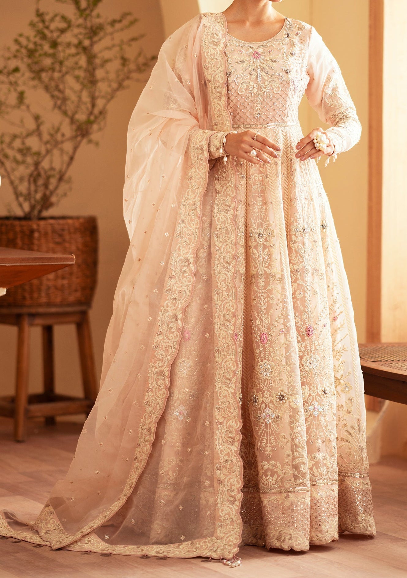 Emaan Adeel Faatin Pakistani Luxury Anarkali - db26997