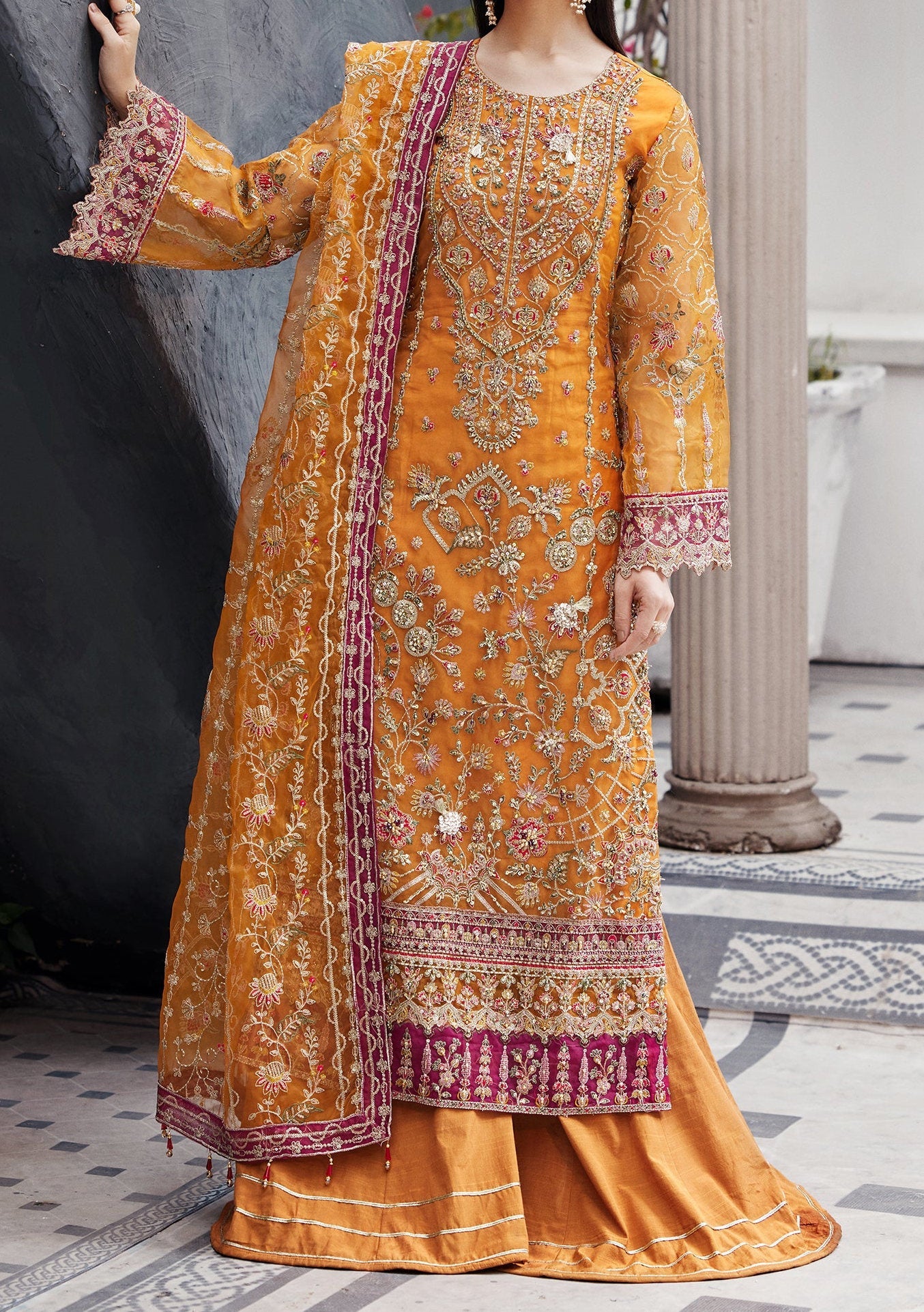 Emaan Adeel Nawabzadi Pakistani Luxury Dress - db26852