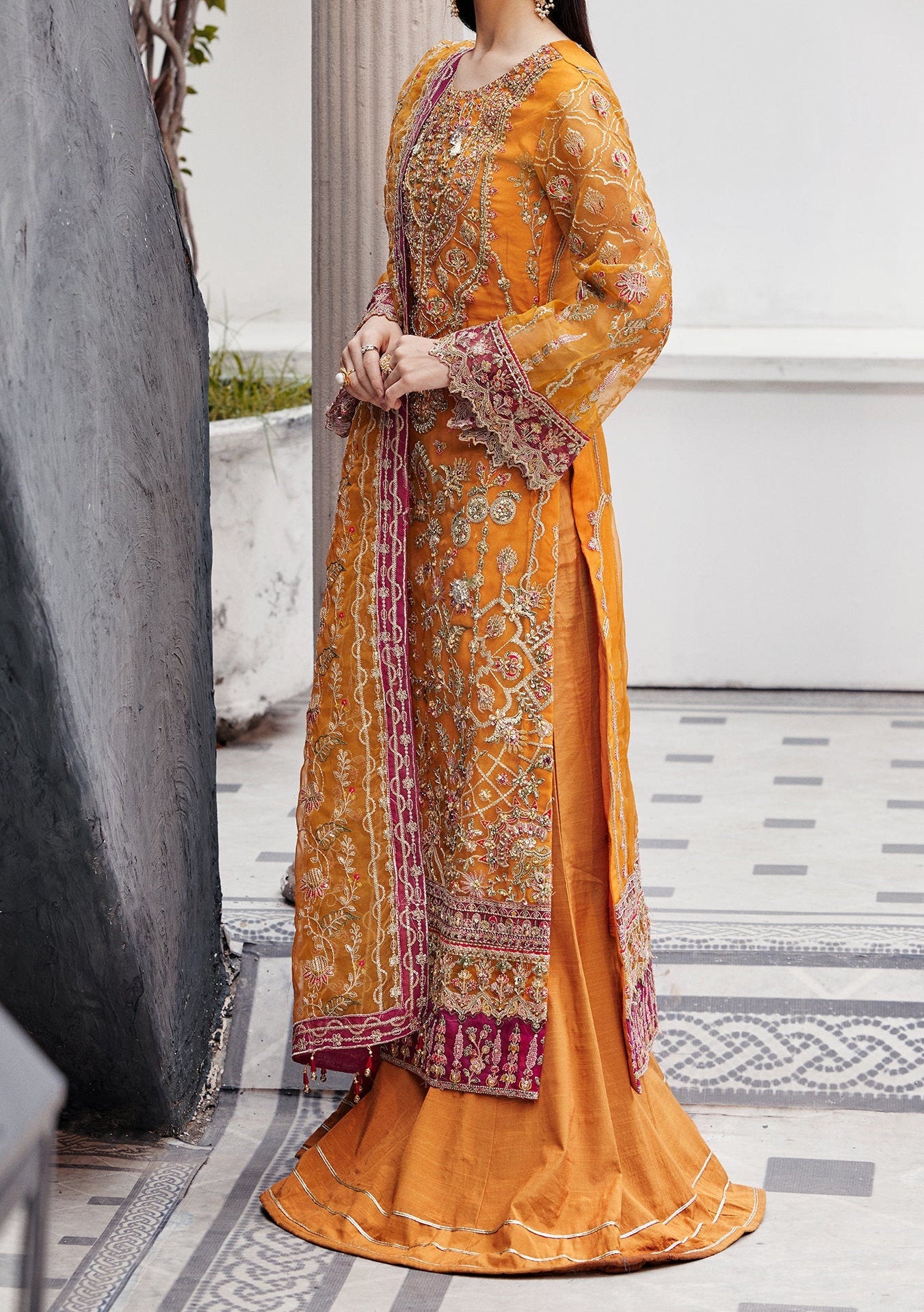 Emaan Adeel Nawabzadi Pakistani Luxury Dress - db26852