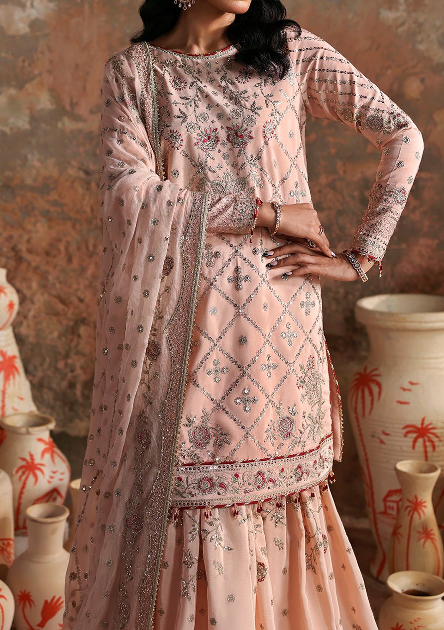 Emaan Adeel Pakistani Luxury Silk Dress - db30360