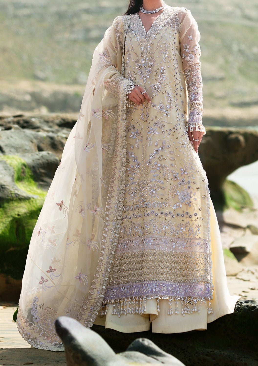 Emaan Adeel Reveuse Wedding Formal Dress - db27513