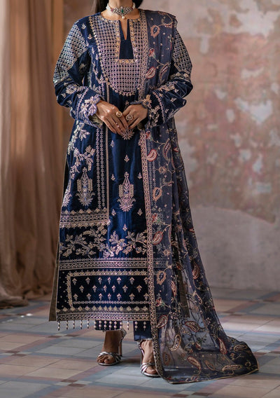 Emaan Adeel Saanjh Luxury Velvet Dress - db27587