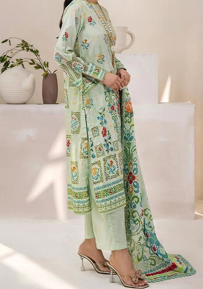 Gulljee Mahajal Ready Made Embroidered Lawn Dress - db26173