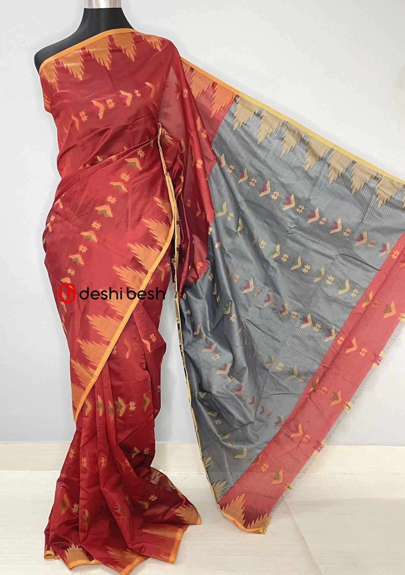 Handloom Jacquard Katan Silk Saree - db25799