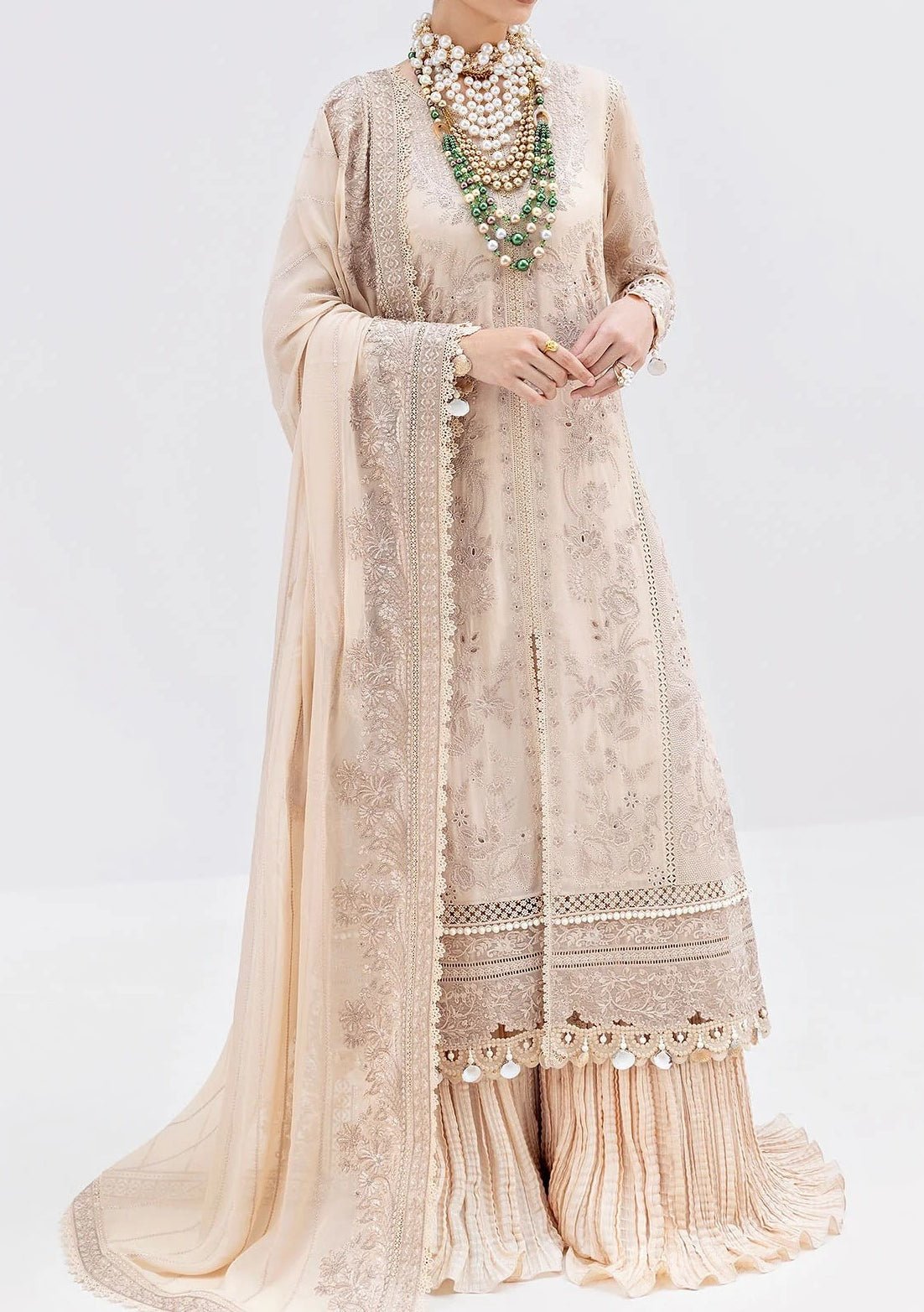 Imrozia Luxe Serene Pakistani Luxury Dress - db29959