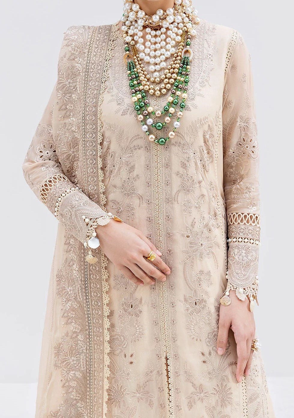 Imrozia Luxe Serene Pakistani Luxury Dress - db29959