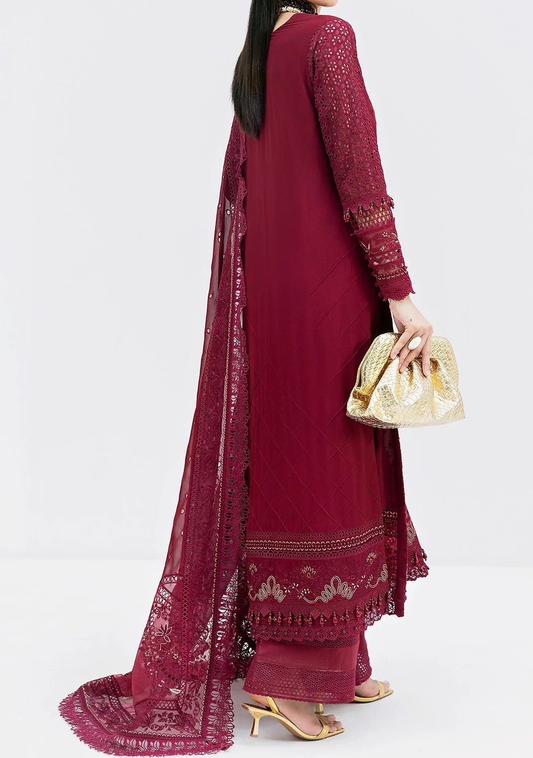 Imrozia Luxe Serene Pakistani Luxury Dress - db29957
