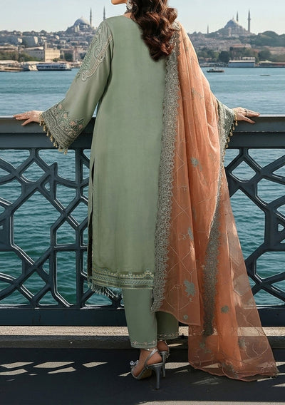 Imrozia Mehr e Mah Pakistani Luxury Chiffon Dress - db30343