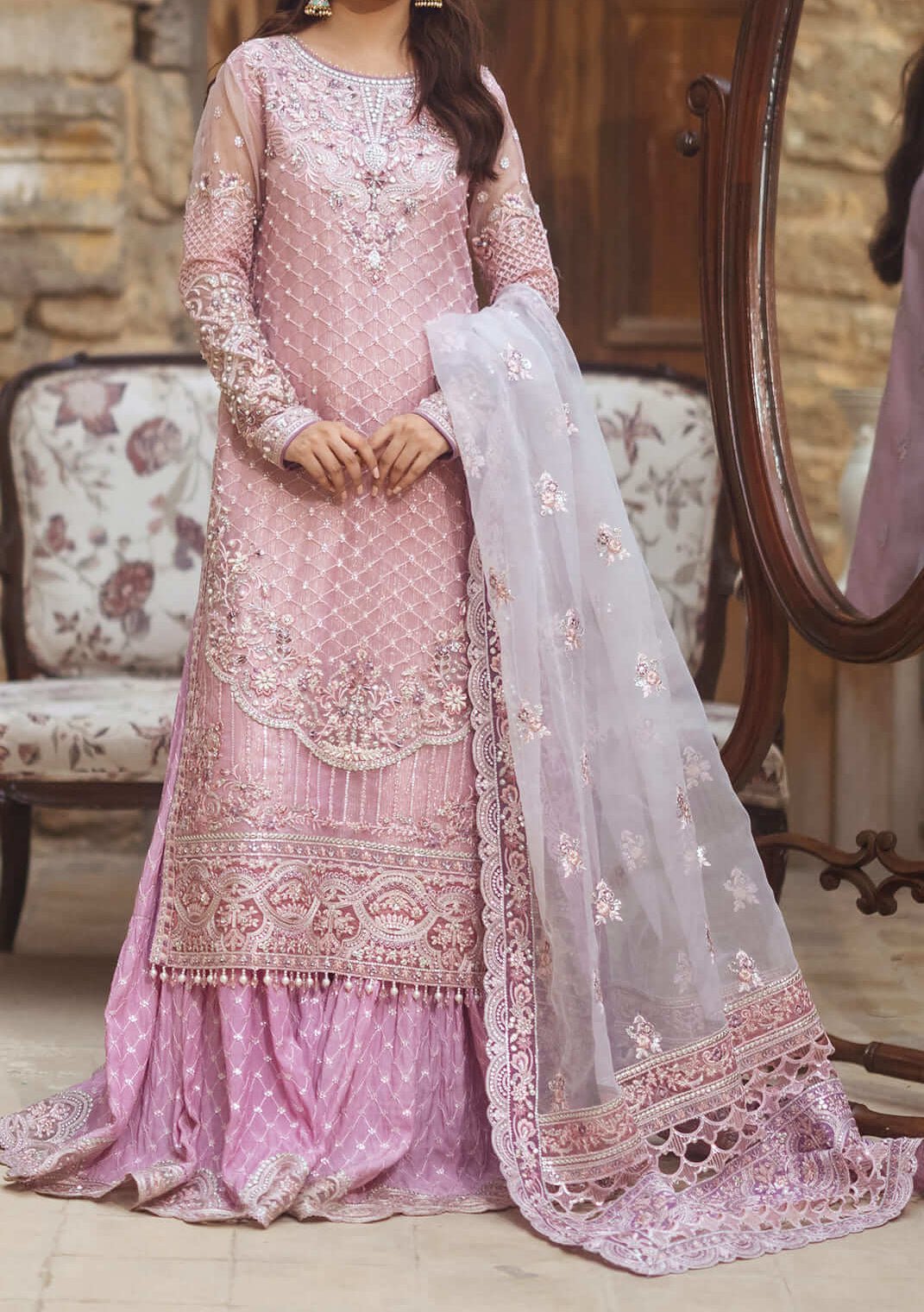 Imrozia Naqsh Pakistani Luxury Dress - db27305