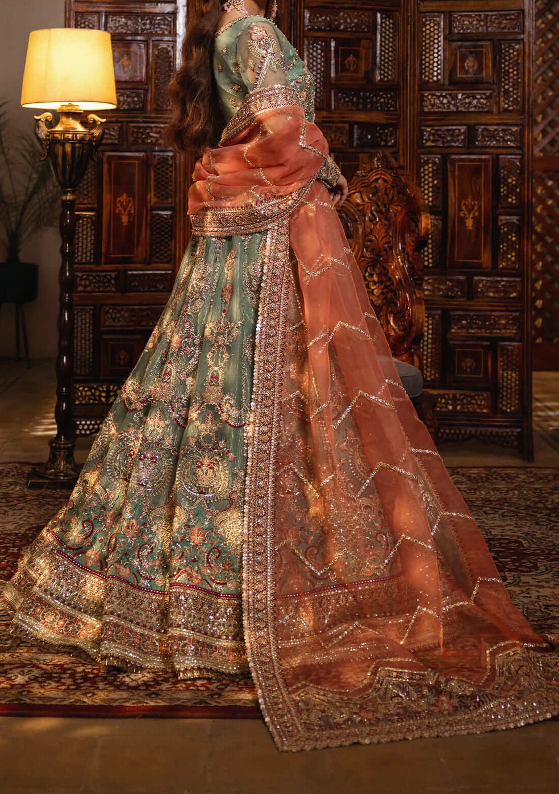 Imrozia Raqs Pakistani Luxury Lehenga Choli - db27310